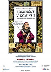 Plakát Komenský v komiksu